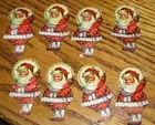 Ice Cream advertising Santa pinbacks