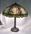 Handel Table Lamp Bamboo Design