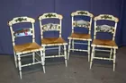 4 Hitchcock Christmas Chairs