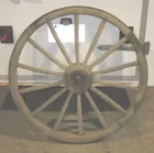 Lyn Liechty Auctions  Large Antique Wagon Wheel