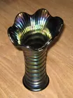Lyn Liechty Carnival Fenton Electric Purple  Vase
