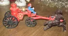 Lyn Liechty AuctionsToy Cast Iron Fire Wagon