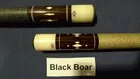 2 Custom Black Boar Pool Cues
