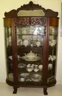 Antique Oak China Cabinet