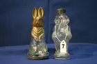 Two Glass Candy Containers