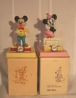 2 Walt Disney Watches w/Figurines & Original Boxes