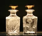 Cut Glass Dresser Bottles