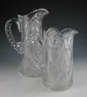 Two Cut Glass Pitchers