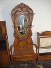 Incredible Oak Hall Tree w/ Seat 