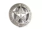 Old West Texas Ranger Law Badge.