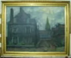 Andre' Jolly O/C Framed Rosporden, France