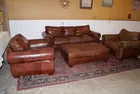 Leather Sofa Set