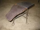 Old shoeshine stand