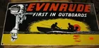 Evinrude Motors tin sign
