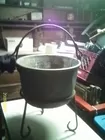 Prim. copper apple butter kettle