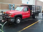 2005 Chevrolet 3500 4WD stake rack w/ 17848 mi.