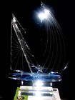 Crystal Glass Ship / Merritt Family Auctions