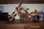 Hand Carved Harly Motorcycle