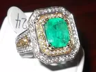 4ct Emerald & Diamond ring