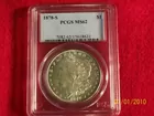 1878-S graded silver dollar - Merritt Auctions