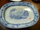Blue Transferware platter