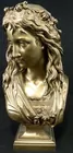 bronze bust signed