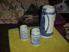 EARLY BLUE DEC. STONEWARE 