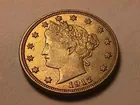 1912 Liberty Head/V Nickel AU