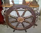 Nice Vintage Original Ship Wheel