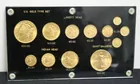 12 Pc US Gold Type Set