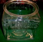 glass Planter's Peanut jar