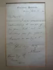 ABE LINCOLN SIGNED LETTER