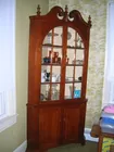 OLd 16 pain Corner  Cupboard