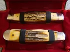 Case/Robeson 2 piece set folding knives with case
