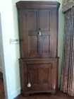 Early Walnut Corner Cupboard