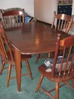 Drop Leaf Table with 4 chairs