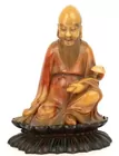 A Fine Chinese Soapstone Figure of an Immortal 