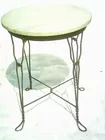 Marble Top Soda Fountain Table