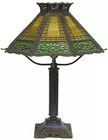 Bradley & Hubbard Slag Glass Lamp