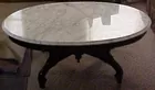 Cherry Marble Top Coffee Table