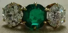 Diamond and Emerald Ring
