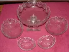 5 Pieces Early American Flint Glass 