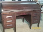 Ant. Roll Top Desk - Merritt Family Auctions