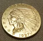 1927 2 1/2 Dollar Gold Piece
