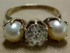 Diamond & Pearl Ring