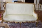 Ornate Carved Gilt Settee