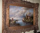 Signed Lewiston O/C Painting