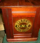 CLARK'S SPOOL CABINET - Mike Charnego, Auctioneer