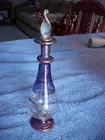 blown glass perfume bottle