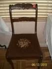 needle point chair